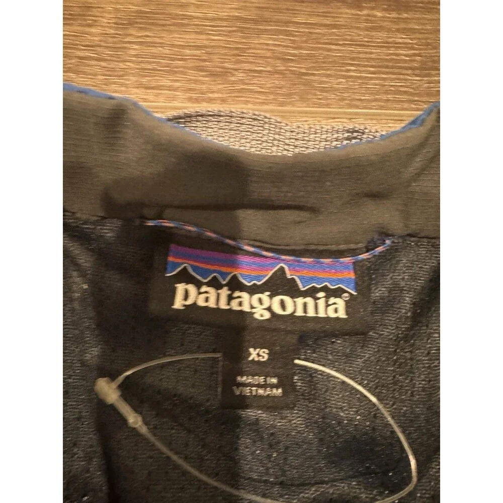 Patagonia Men's Swim Trunks Shorts, Blue, Adjustable Strap, XS, Front Zip Pocket
